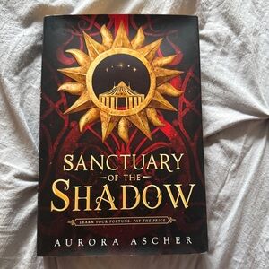 Sanctuary of the Shadow by Aurora Ascher - Gold & Red Hardcover/Trade Paperback